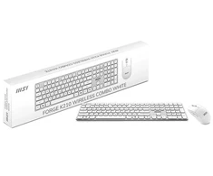 MSI Klaviatūra forge k210 combo baltas us