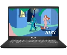MSI Modern 14 C7M-294PL AMD Ryzen™ 5 7430U Nešiojamas kompiuteris 35.6 cm (14") Full HD 16 GB DDR4-SDRAM 512 GB SSD Wi-Fi 6E (802.11ax) Windows 11 Home Juodas