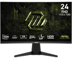 MSI Monitorius 23.6 cala mag 245c x24 led/fhd/curved/240hz/juoda