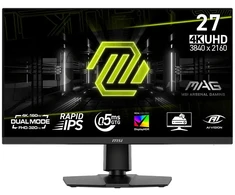 MSI Monitorius 27 cali mag 272urdf e16 uhd/flat/160hz/juoda