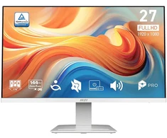 MSI Monitorius 27 cali pro mp273w e14a led/fhd/flat/144hz/balta