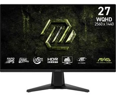 Monitorius MSI MAG 275QF E20 - 200Hz | QHD | Rapid IPS | 27" | 0,5ms