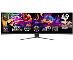 Monitorius MSI MPG 491CQPX | 240Hz | DQHD | 49'' | QD OLED | 0.03 ms