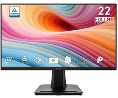 MSI Monitorius pro mp225 e12vl 21.45 cala/fhd/flat/120hz/juoda