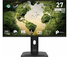 MSI Monitorius pro mp275pgn e14 27 cali/led/fhd/zakrzywiony/144hz/juoda