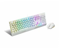 MSI Rinkinys Klaviatūra ir pelė vigor gk30 combo balta