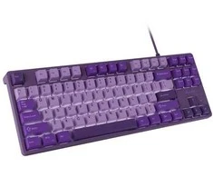 Klaviatūra Fury Kanabo K2 US balta pašvietimas mechaninė violetinė