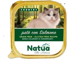 NA2 NATUA Country lašiša – šlapias kačių maistas – 100g