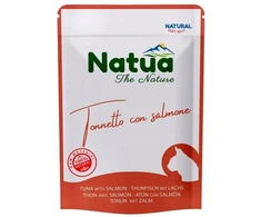 Renske Natua šlapias kačių ėdalas su lašiša ir tunu, 70 g