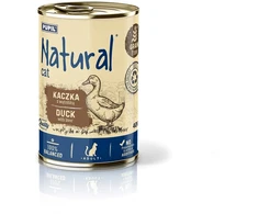 NATURAL antis su kepenėlėmis - šlapias kačių maistas - 400g