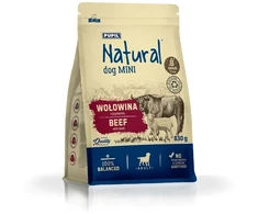 NATURAL jautiena su ėriena Mini - dry dog food - 830g