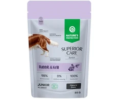 Natures Protection NATURE’S PROTECTION Superior Care Junior triušiena and krill – drėgnas ėdalas šunims – 85g