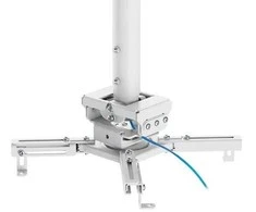 Laikiklis NEOMOUNTS PROJECTOR CEILING MOUNT (HEIGHT ADJUSTABLE: 74-114 CM) Baltas