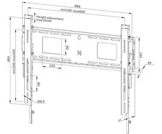Neomounts Monitoriaus laikiklis wl30-750bl16
