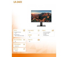 Neovo Monitorius 23.8 cala la-2403 ips fhd 100hz hdmi dp vga