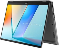 Nešiojamas kompiuteris ASUS Vivobook 14 Flip TP3407SA-DS74T Intel Core Ultra 7 256V hibridinis (2 viename) 35,6 cm (14") Jutiklinis ekranas WUXGA 16 GB LPDDR5x-SDRAM 1 TB SSD Wi-Fi 7 (802.11be) Windows 11 Home Pilkas Naujas Perpakuotas/Perpakuotas (Pažeista pakuotė)