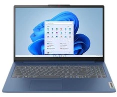 Lenovo IdeaPad Slim 3 15IRU8 i3-1315U 15.6" FHD IPS 300nits AG 8GB LPDDR5-4800 SSD512 Intel UHD Graphics 47Wh Win11 Abyss Mėlyna Nešiojamas kompiuteris