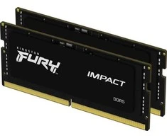 Nešiojamo kompiuterio atmintis Kingston Atmintis ddr5 sodimm fury impact 16gb (2 * 8gb) / 4800 cl38