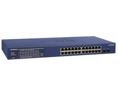 Šakotuvas Netgear Išmanusis jungiklis gs724tpp 24xge poe+ 2xsfp