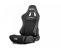 „Next Level Racing“ | ERS5 Elite PU odos ir zomšos leidimas | Atlošiama sėdynė | PU oda ir zomša | Juodas
