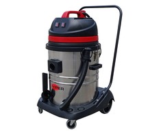 Dulkių Siurblys - Nilfisk Viper LSU255-EU, 2 Varikliai, 55 L, Juodas/Raudonas/Nerūdijančio Plieno