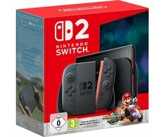 Nešiojama žaidimų konsolė Nintendo Switch 2, 7.9", 256 GB, Wi-Fi, Juoda + Mario Kart World žaidimas