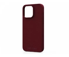 Njord Suede MagSafe dėklas jūsų Apple iPhone 15 Pro Max, red