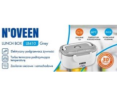 Noveen Podgrzewany indas na żywność lunch box lb410 pilka