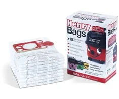 Numatic maišeliai NVM 1 kanalas, HEPA-FLO 9l, Henry Hetty Harry (10 maišelių)