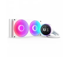 Nzxt Chłodzenie wodne kraken elite 280 rgb v2 lcd balta