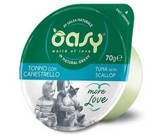 Maisto produktai - Oasy More Love Tuna with Scallop Wet Food 70g
