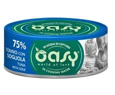 Maisto produktai - Oasy More Love Tuna with Sole Wet Food 70g Gluten-Free