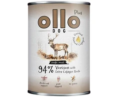 OLLO Plus Collagen Mono Deer - wet dog food - 800g
