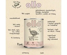 OLLO Puppy Pure kalakutiena - wet dog food - 850 g