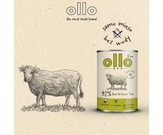 OLLO Pure Jawbone and Tripe - Šlapias Maistas šunims - 400g