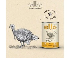 OLLO Pure kalakutiena - wet dog food - 850g