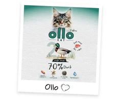 OLLO Katė Nr. 2 antiena Mono - šlapias kačių maistas - 85 g