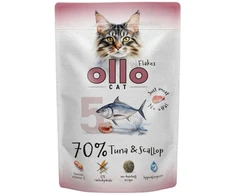 OLLO Cat No. 5 Tunas ir jūros šukutės - šlapias maistas katėms - 85 g