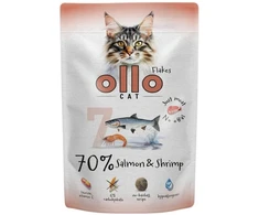 OLLO Cat No. 7 lašiša ir krevetės - šlapias kačių ėdalas - 85g