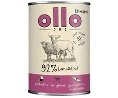 OLLO Umami ėriena and jautiena – drėgnas ėdalas šunims – 850g