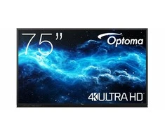 Monitorius Interaktyvus jutiklinis ekranas Optoma H1F0H04BW101 75" IPS 60 Hz