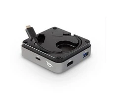 OWC OWC USB-C kelioninis dokas (5 prievadai, praeina per 100 W) Kosminė pilka