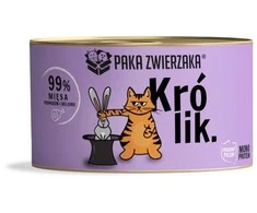 PAKA ZWIERZAKA triušiena - wet cat food - 200g