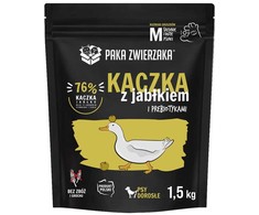 Paka Zwierzaka šunų ėdalas anties ir obuolių skonio 1,5kg