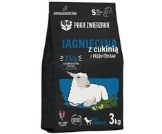 PAKA ZWIERZAKA ėriena su cukinijomis S - sausas šunų maistas - 3kg