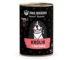 PAKA ZWIERZAKA Seventh Heaven triušiena with blueberries Mono - šlapias šunų maistas - 400g