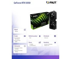 Palit GeForce RTX 5050 dviguba vaizdo plokštė, 8192 MB GDDR6