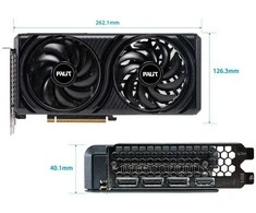 Vaizdo plokštė Palit GeForce RTX 5060 Infinity 2 OC NVIDIA 8 GB GDDR7