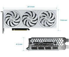 Vaizdo plokštė Palit GeForce RTX 5070 Baltas OC Grafikos plokštė, 12288 MB GDDR7