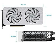 Vaizdo plokštė Palit GeForce RTX 5060 Baltas OC NVIDIA 8 GB GDDR7